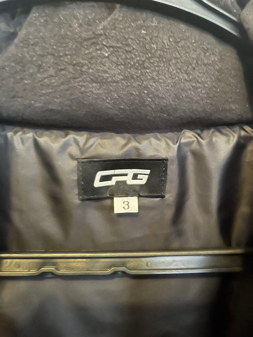 CFG メンズダウンベスト サイズ3 白黒