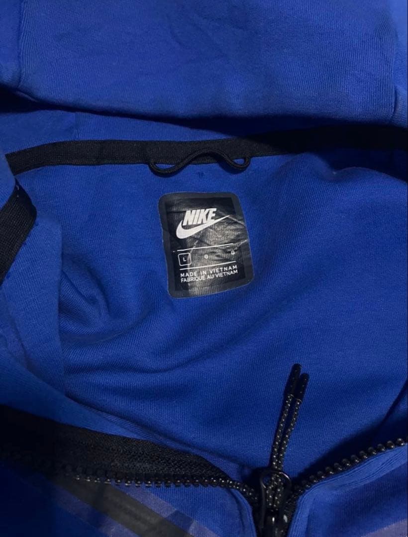 NIKE テックフリース 青