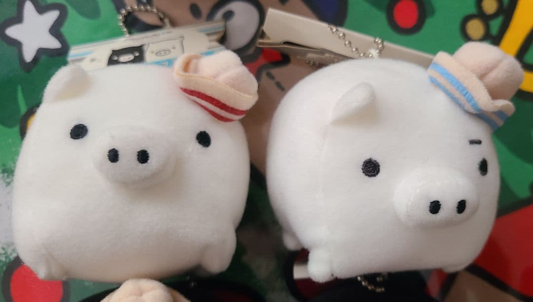 モノクロブー ぬいぐるみ マリンルック キーホルダー 全4種