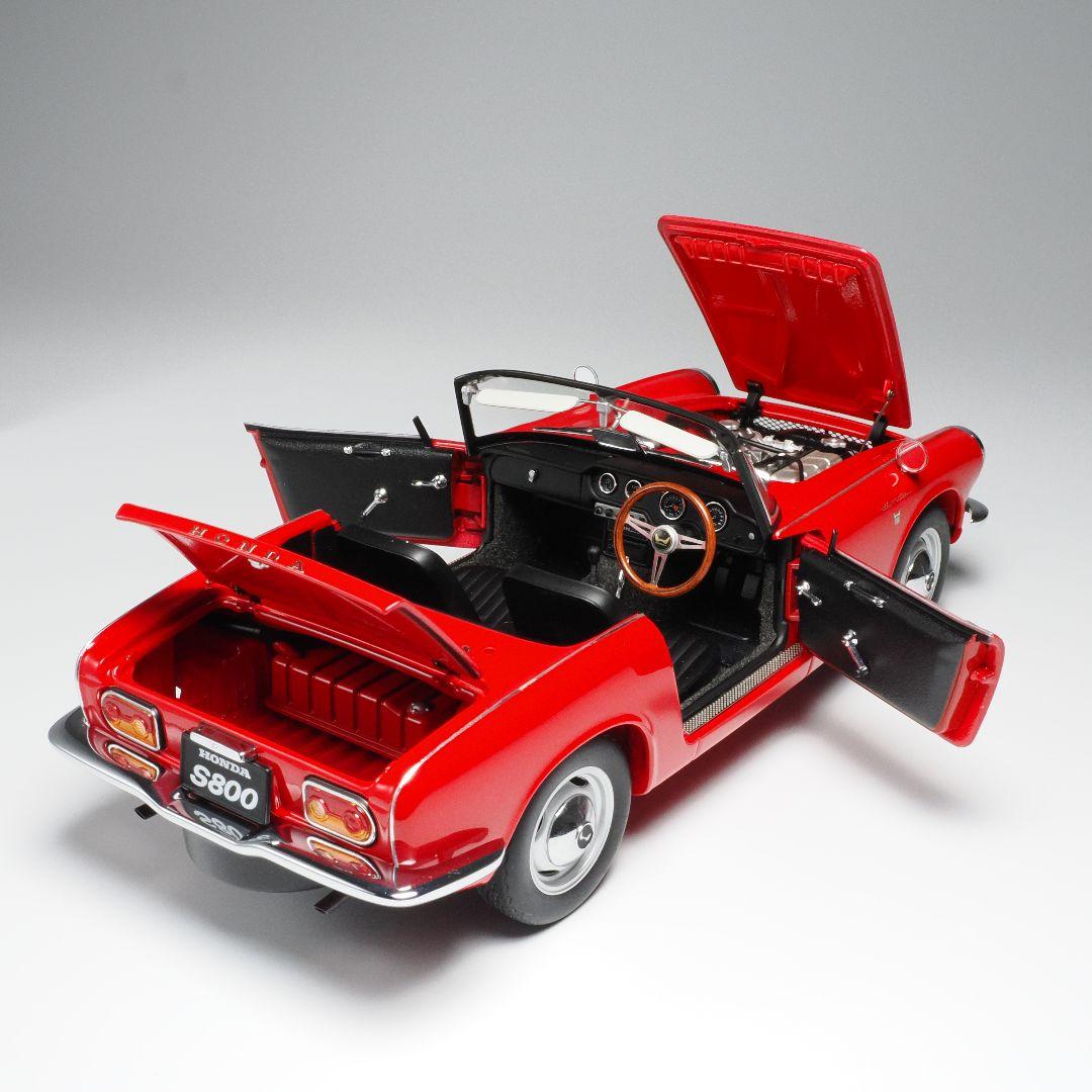 オートアート 1/18 ホンダ S800 レッド