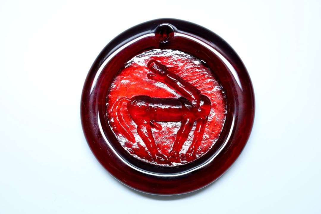 Erik Hoglund エリックホグラン ガラスオーナメント 馬 13234