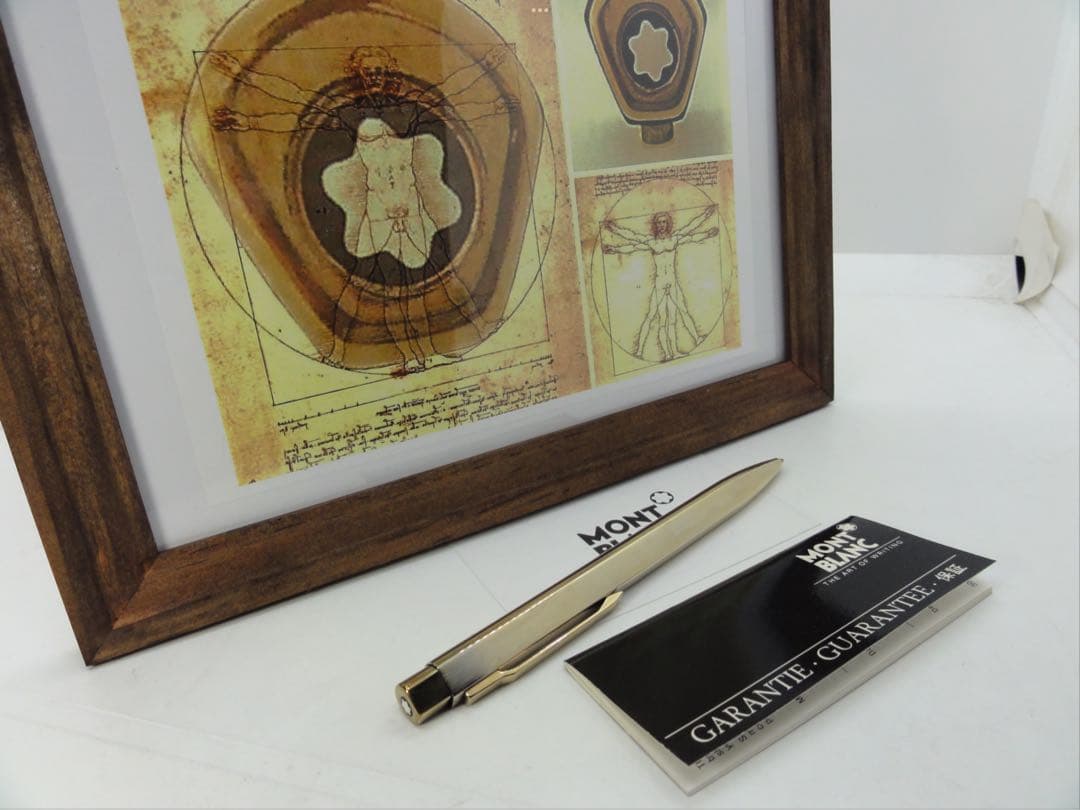 モンブラン⭐️レオナルド総金張りチタンTitaniumNo20280⭐️人間工学形状