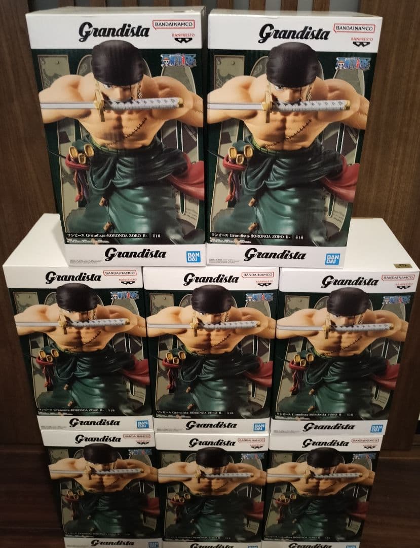Grandista ロロノア・ゾロ Ⅱ フィギュア8体セット