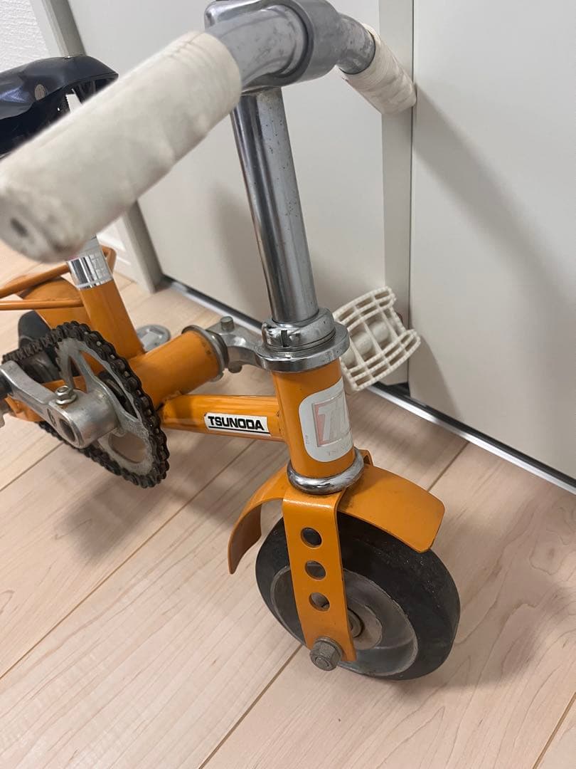 ミニ自転車　アンティーク　ツノダ　豆チャリ
