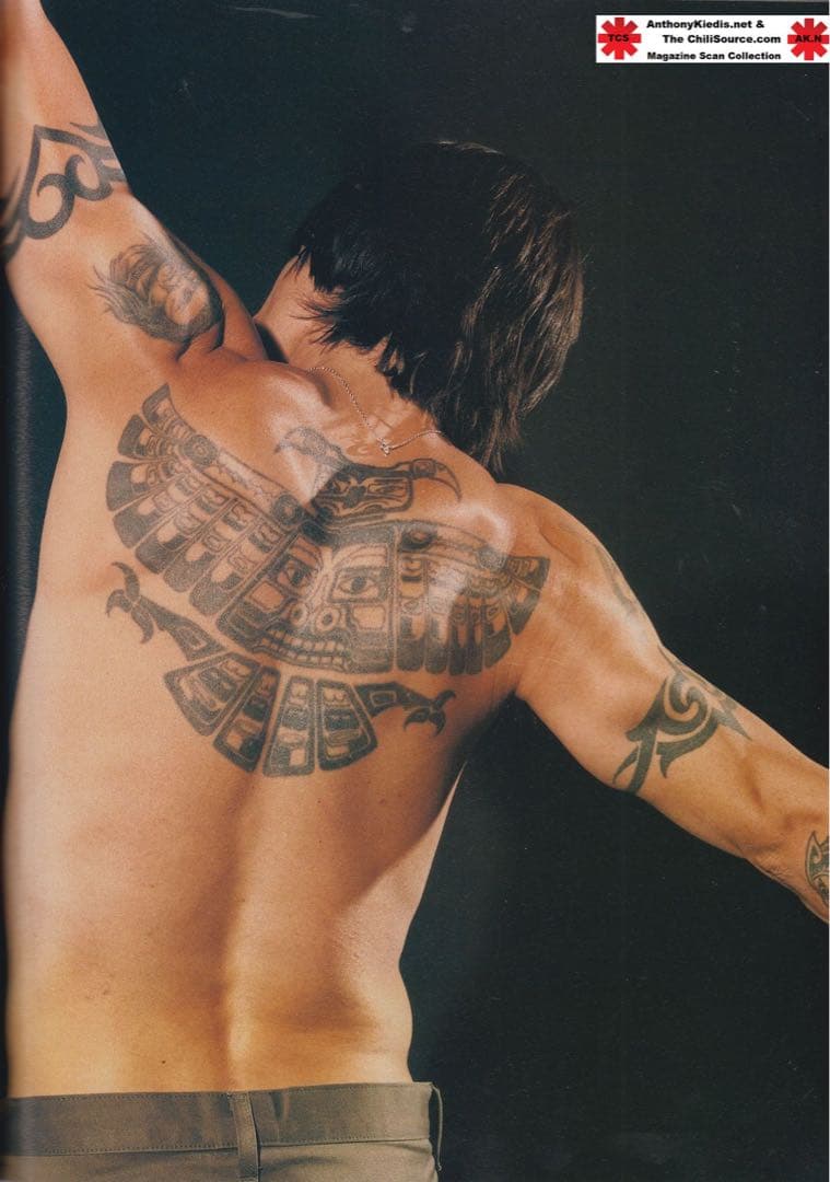 レッチリ アンソニーキーディス タトゥー パーカー Lサイズ