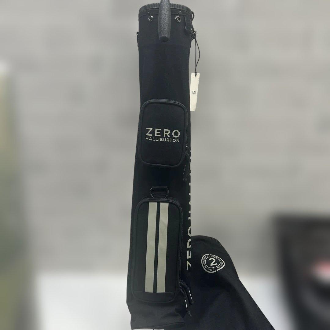 6693【未使用品】キャディバッグ ゼロハリバートン スタンド ブラック