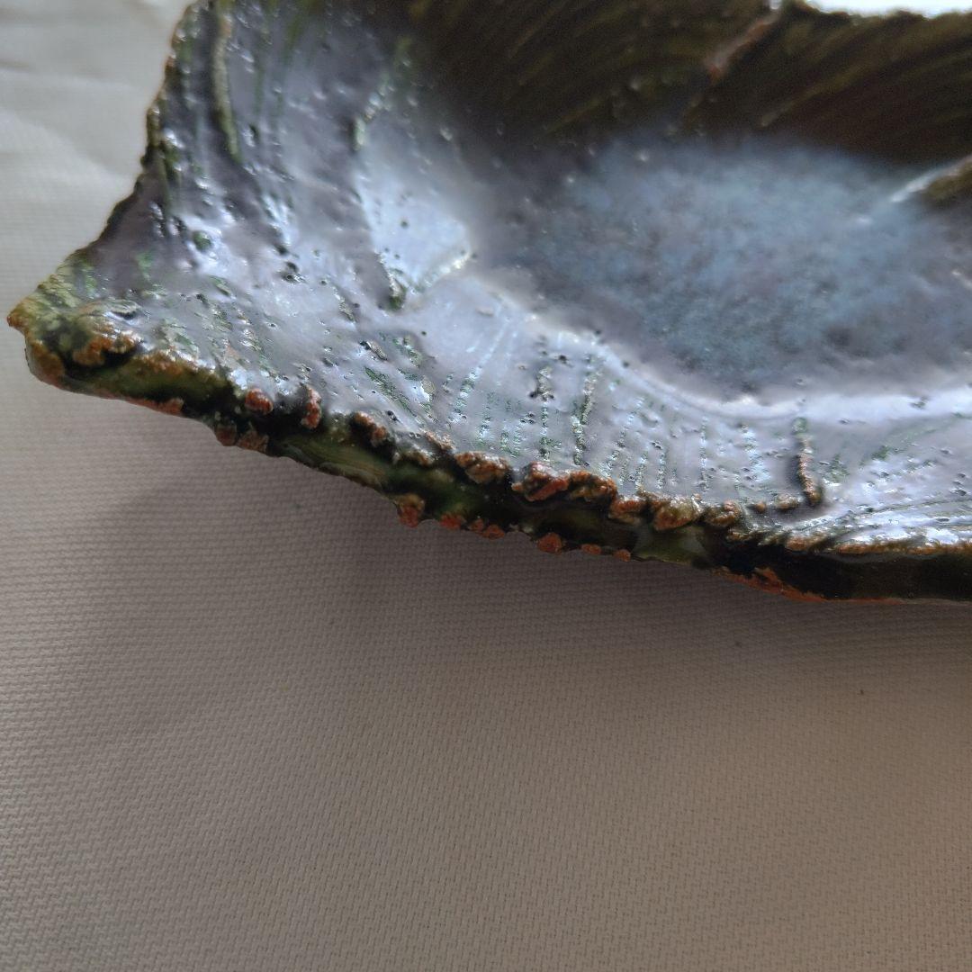 久岡冬彦 織部長皿