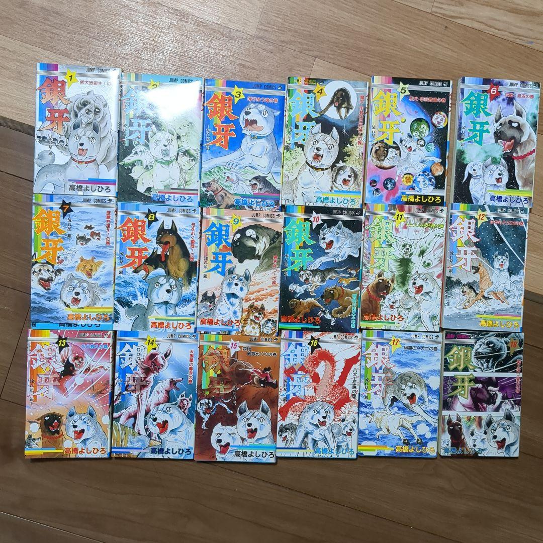 銀牙 流れ星 銀 全18巻セット