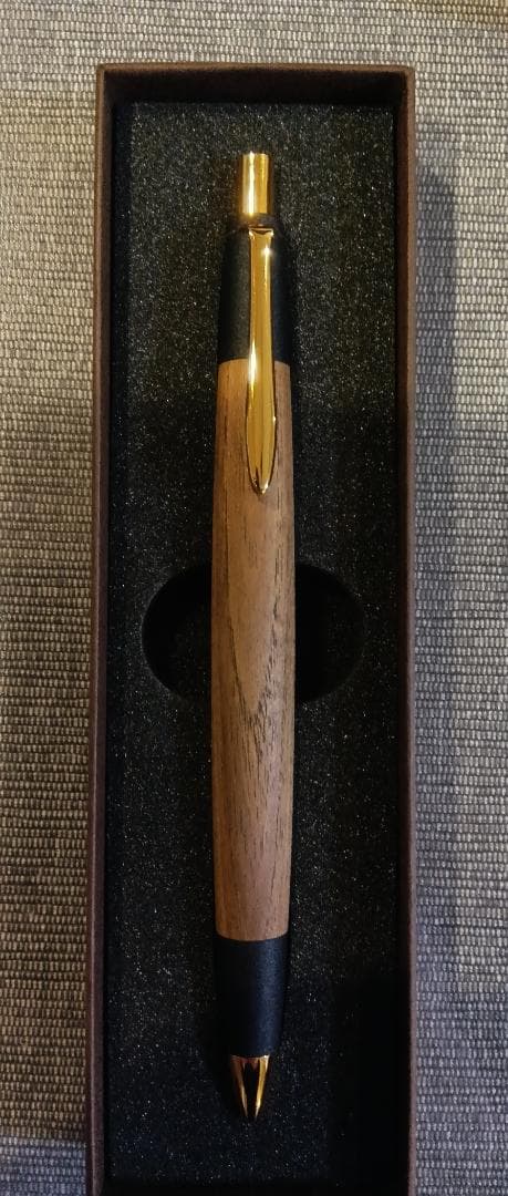 ボナン　シャープペン　槐　真鍮金具