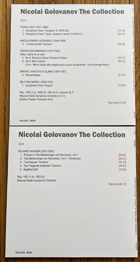 『ニコライ・ゴロワノフの芸術 (26CD)』 ヴェニアス