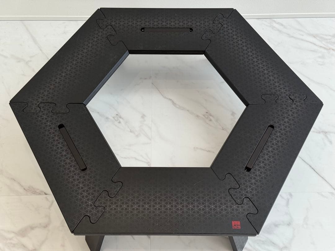 thearth 炭次郎 マット仕上げ ヘキサテーブル！TheArth六角テーブル