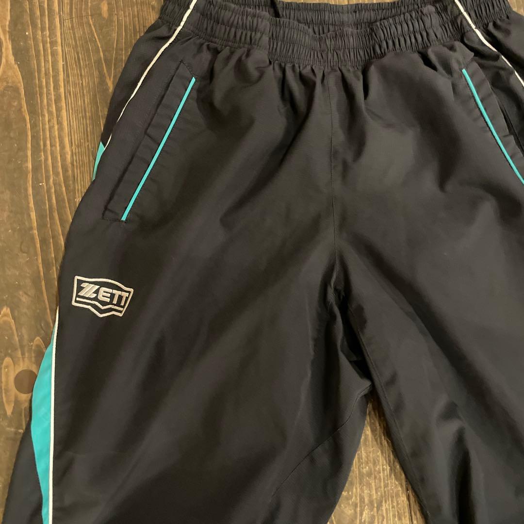 ZETT ゼット プロステイタス 裏起毛 ウインドブレーカー 上下 Mサイズ