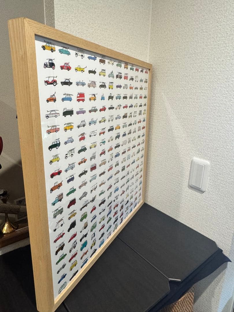 サーフィン　車　ケビン・バトラー　アートワーク壁掛けフレーム