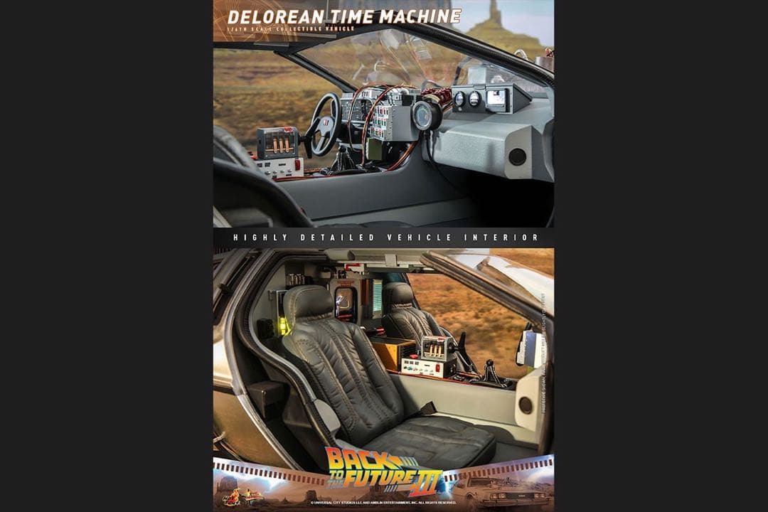 ホットトイズ　デロリアン　バック・トゥ・ザ・フューチャー PART3