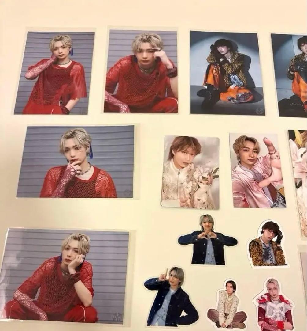 【34点セット】龍宮城　冨田侑暉　アクスタ　ステッカー　トレカ　生写真