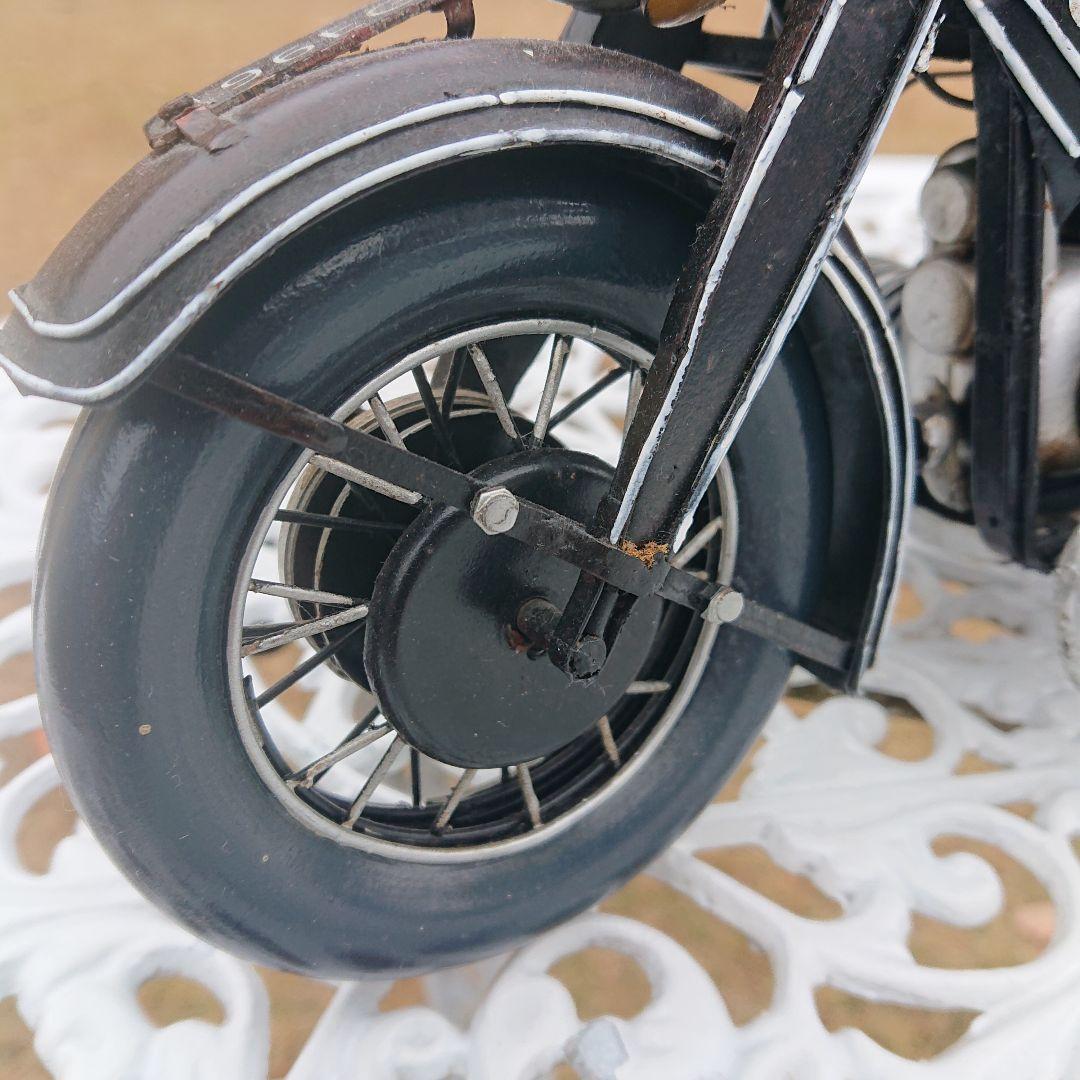  ミニチュアオートバイ 金属製？長33幅10高16cm重750g