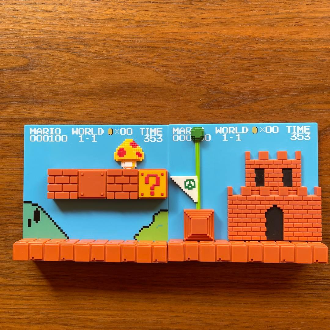 スーパーマリオブラザーズ　ステージフィギュア　12種　マグネットフィギュア