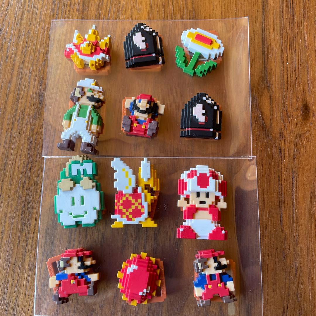 スーパーマリオブラザーズ　ステージフィギュア　12種　マグネットフィギュア