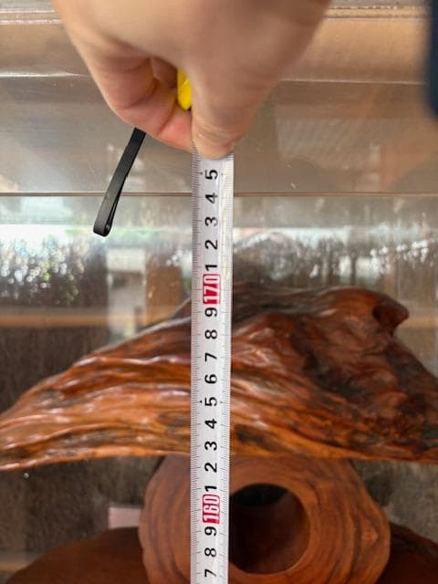 本屋久杉　屋久杉　オブジェ　灯籠　工芸品　天然木　希少　※商品説明必読