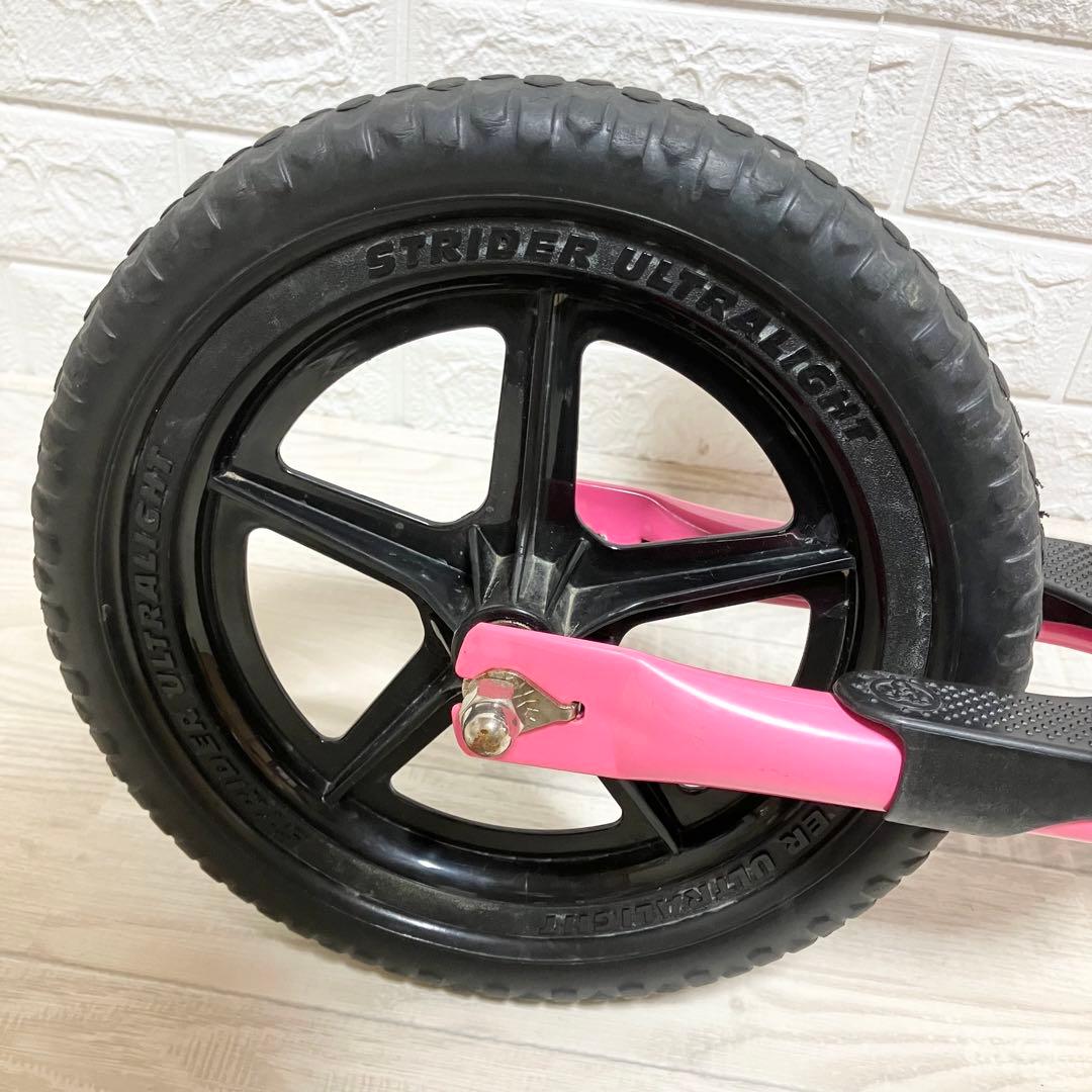 別サドル付き　美品　ストライダー　スポーツ　12インチ　ピンク
