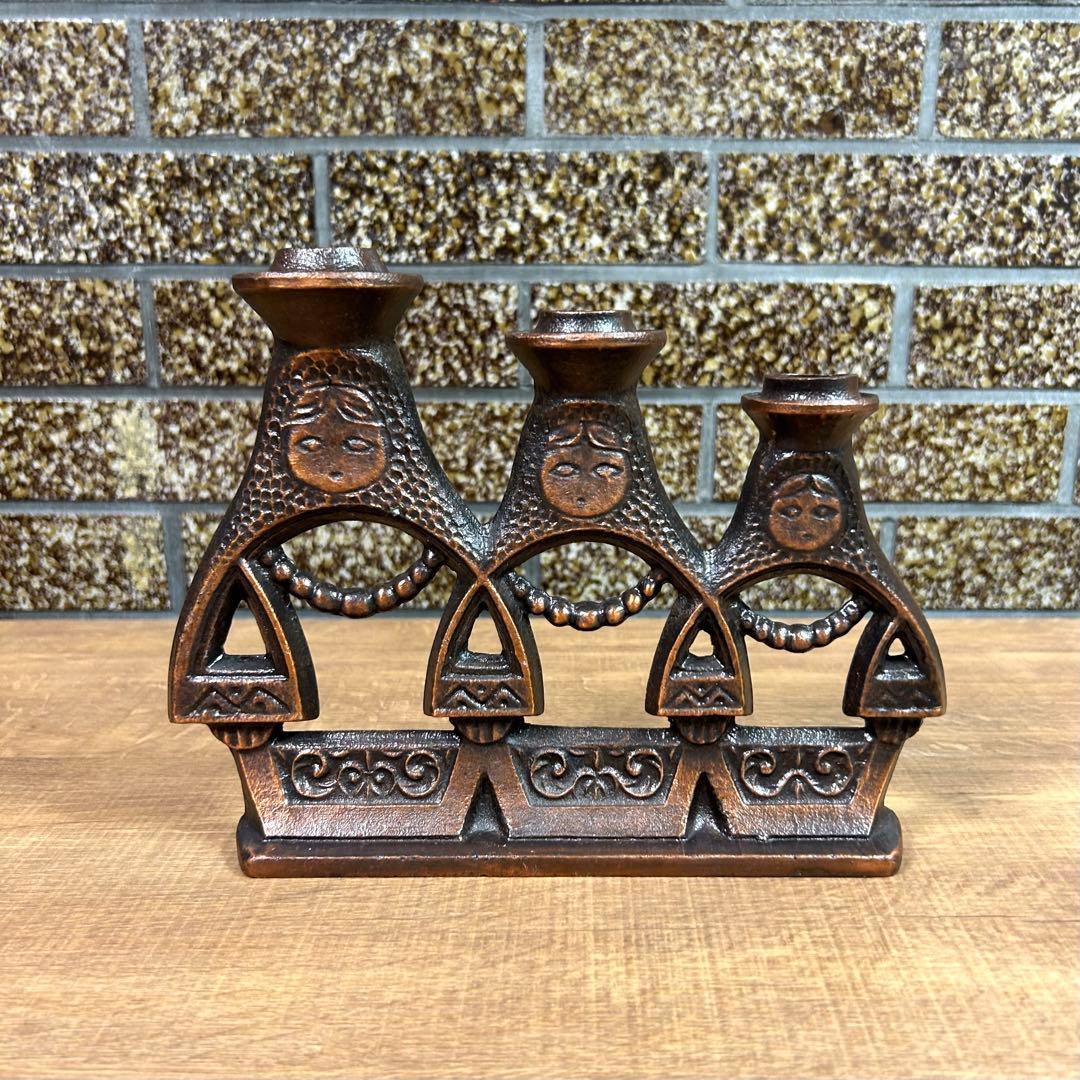 ソ連 アンティーク 燭台 マトリョーシカ 蝋燭立 ソビエト ロシア 雑貨 レトロ