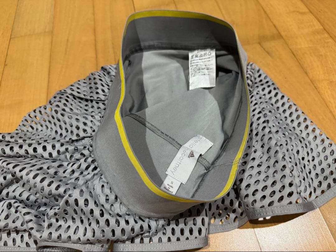 adidasアディダス・ステラ・テニススコート・グレー・S