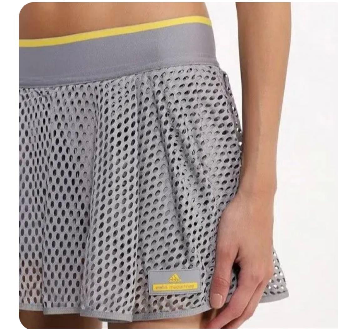 adidasアディダス・ステラ・テニススコート・グレー・S