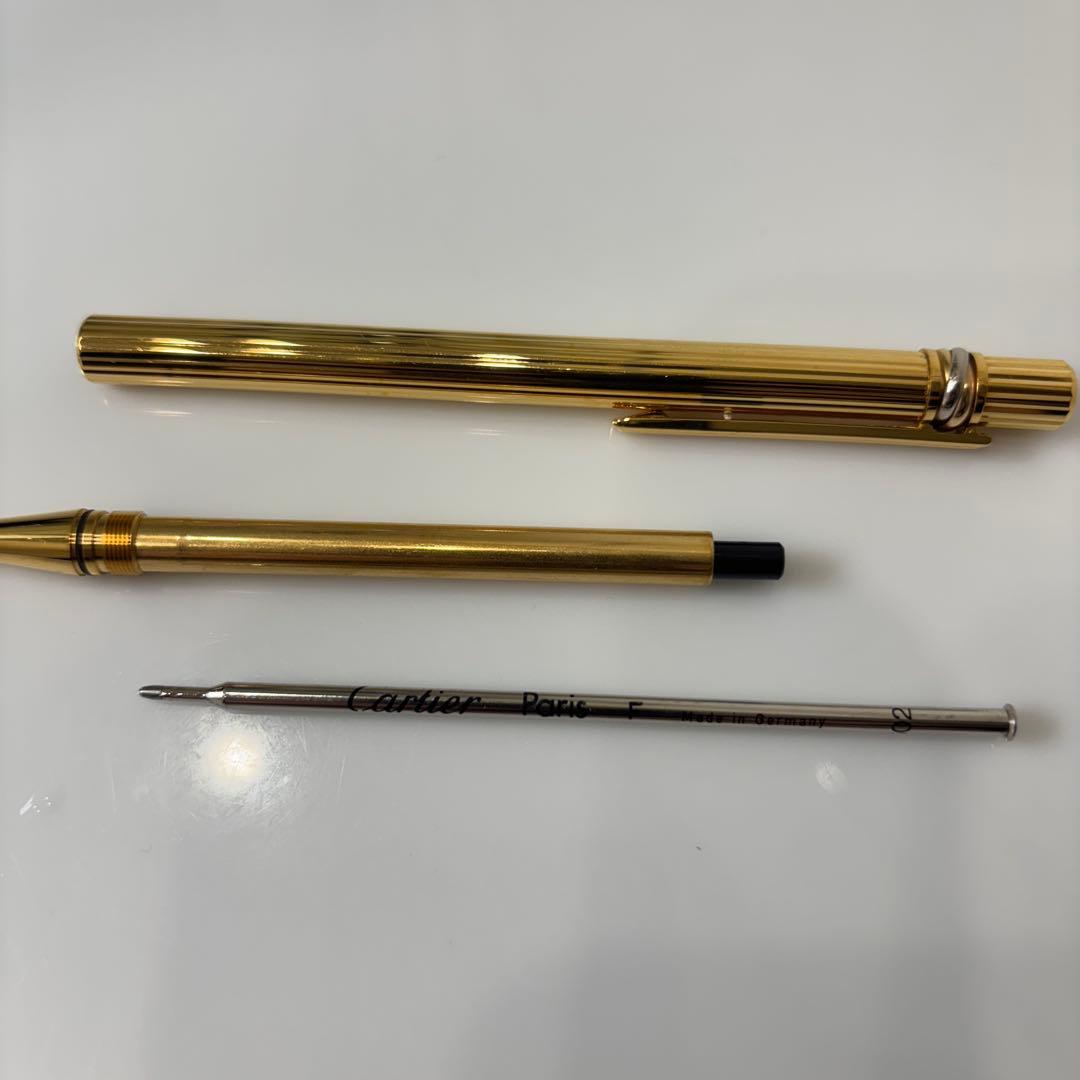匿名発送　Cartier カルティエ トリニティ ツイスト式ボールペン ゴールド