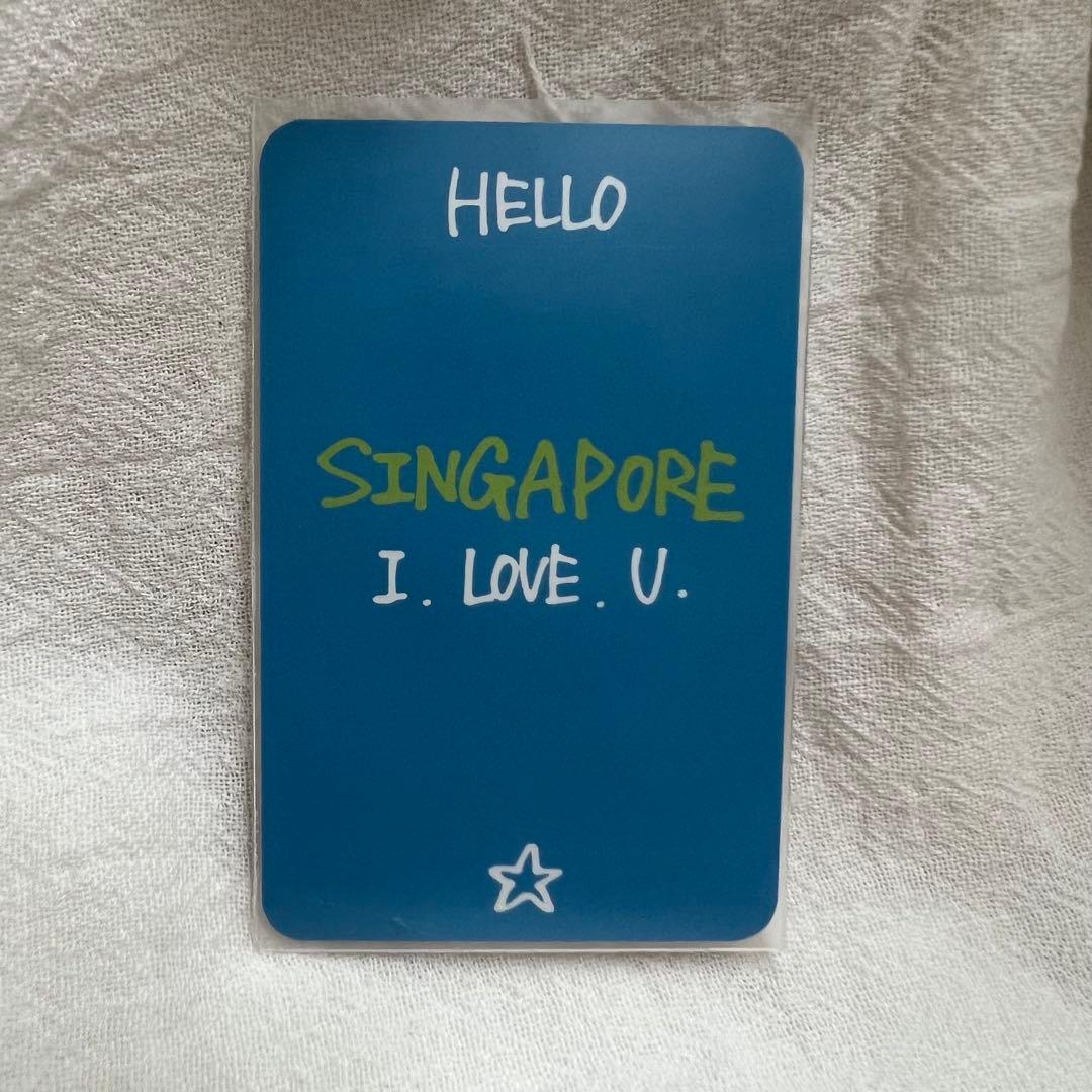 【最終値下げ】treasure アサヒ　シンガポール 当選者トレカ