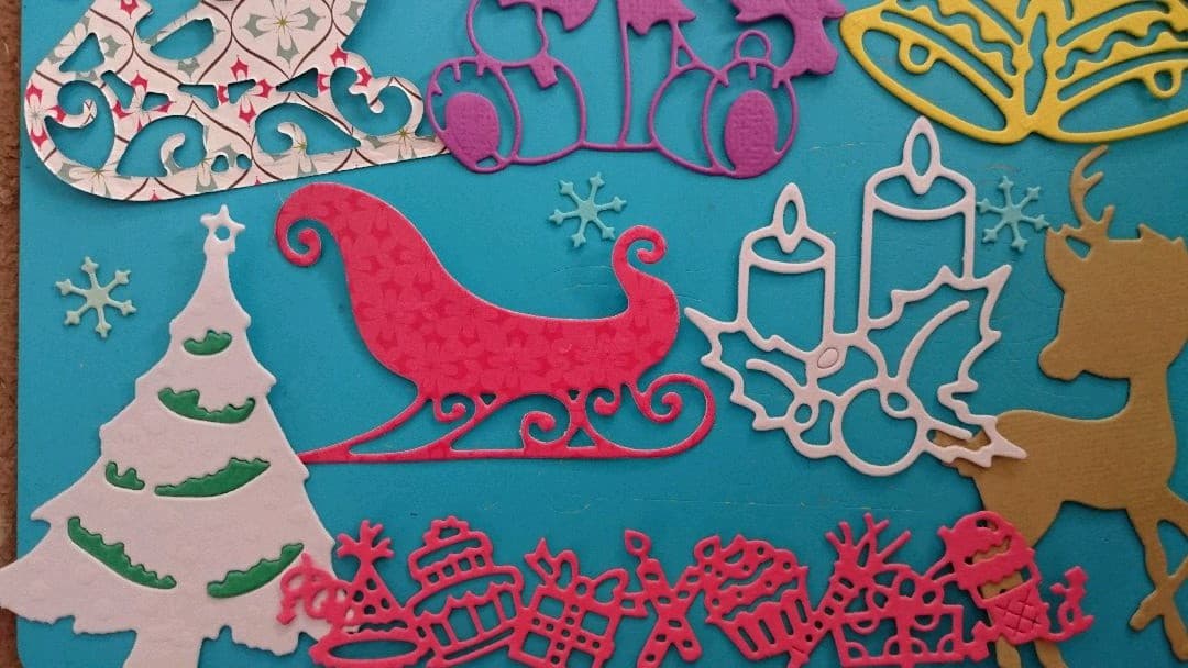 アルバム素材① クリスマス 冬 アルバム カード