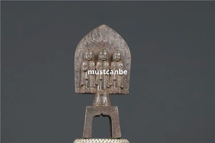 鉄器 鉄仏 北魏仏像 ベンチ仏 三世仏 開運 風水 招財 辟邪 工芸品 置物