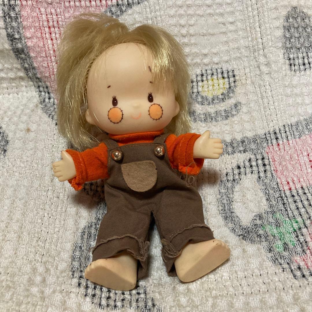 サンリオ　昭和レトロ　ヴィンテージ 人形　ソフビ　中古品　サンリオ旧ロゴ刻印