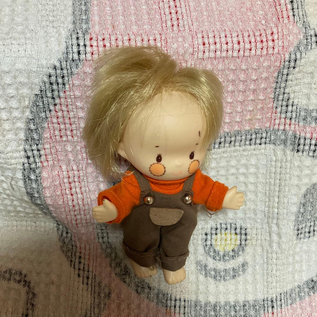 サンリオ　昭和レトロ　ヴィンテージ 人形　ソフビ　中古品　サンリオ旧ロゴ刻印
