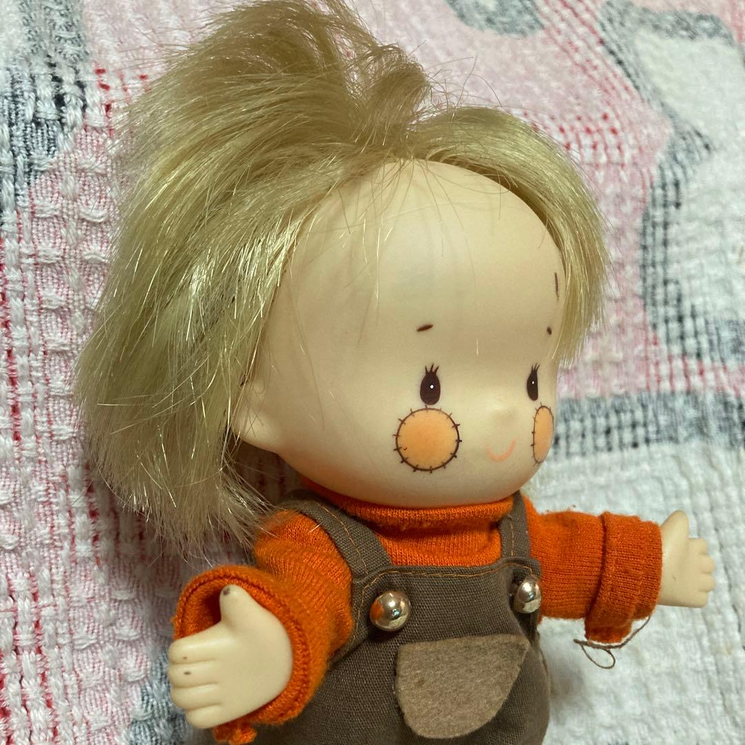サンリオ　昭和レトロ　ヴィンテージ 人形　ソフビ　中古品　サンリオ旧ロゴ刻印