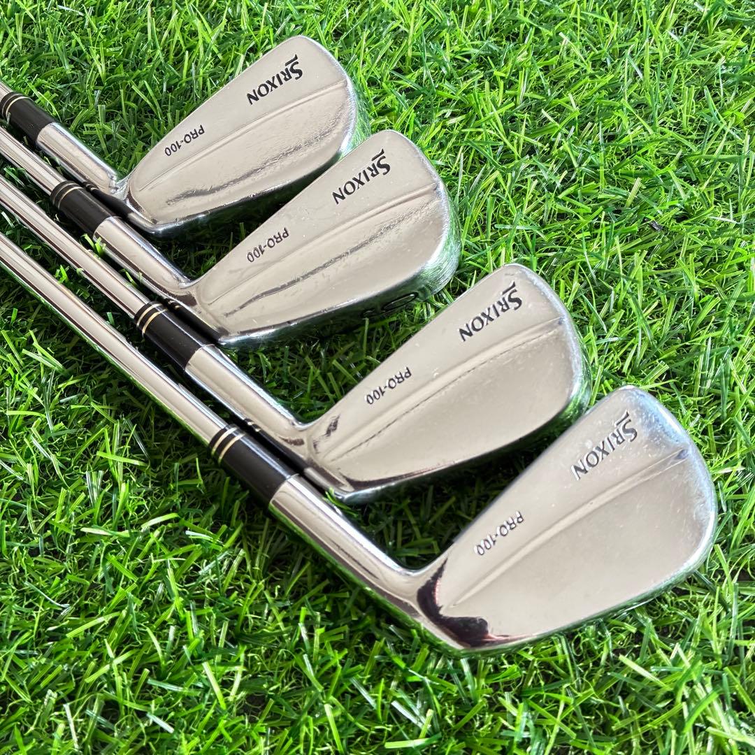 【名器】スリクソン PRO-100 アイアン 7本 R マッスルバック 軟鉄鍛造
