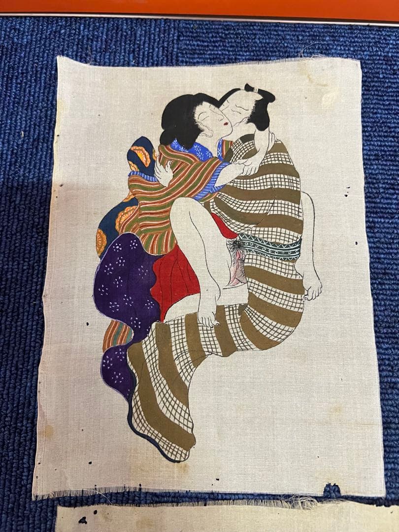 1455 骨董　古美術　春画　3枚　希少　時代物