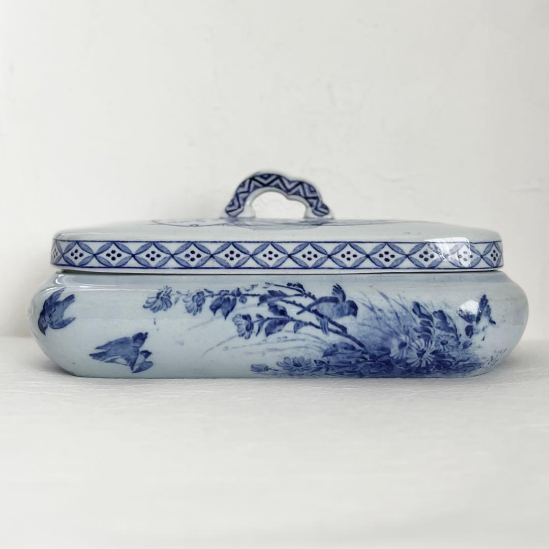 専用　クレイユモントロー Creil Montereau 花鳥 歯ブラシケース