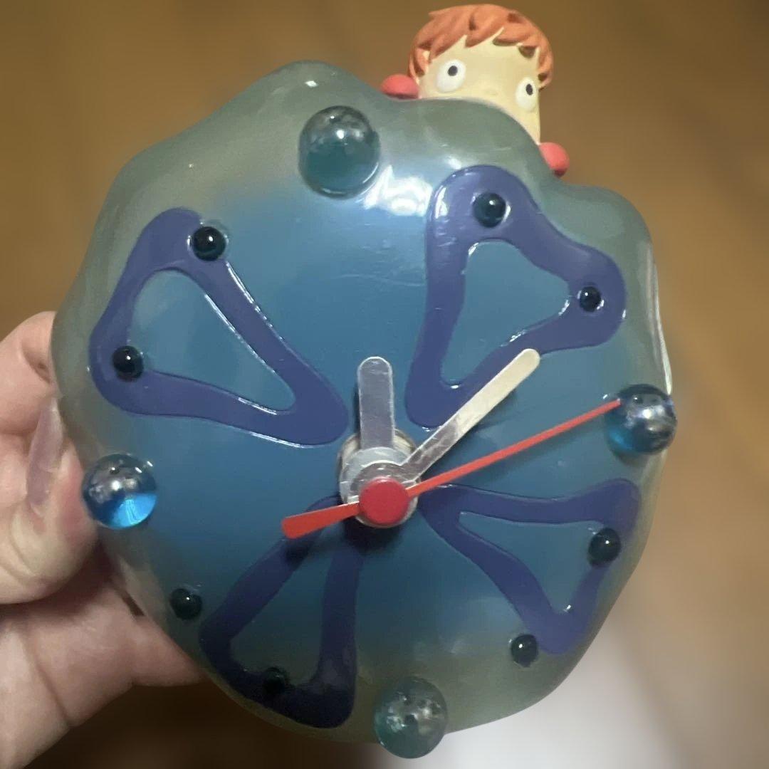 崖の上のポニョ　時計　レア　リニューアル前