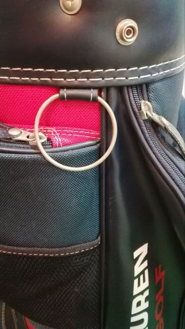 Ralph Lauren Polo Golf キャディバッグ ネイビー/レッド