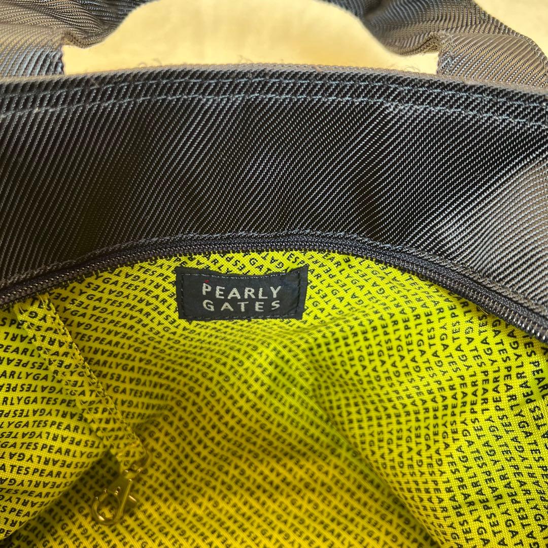 パーリーゲイツ 近年モデル カートバッグ ブラック ロゴ ニコちゃん