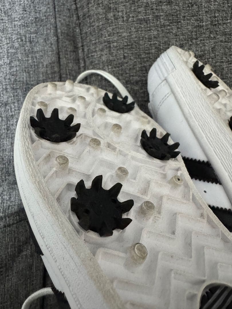 【美品】adidas superstar ゴルフシューズ　25.5cm