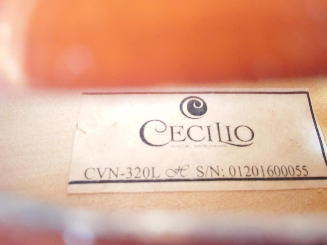 【希少品・左利き用】バイオリン 4/4 大人用 CECILIO CVN-320L