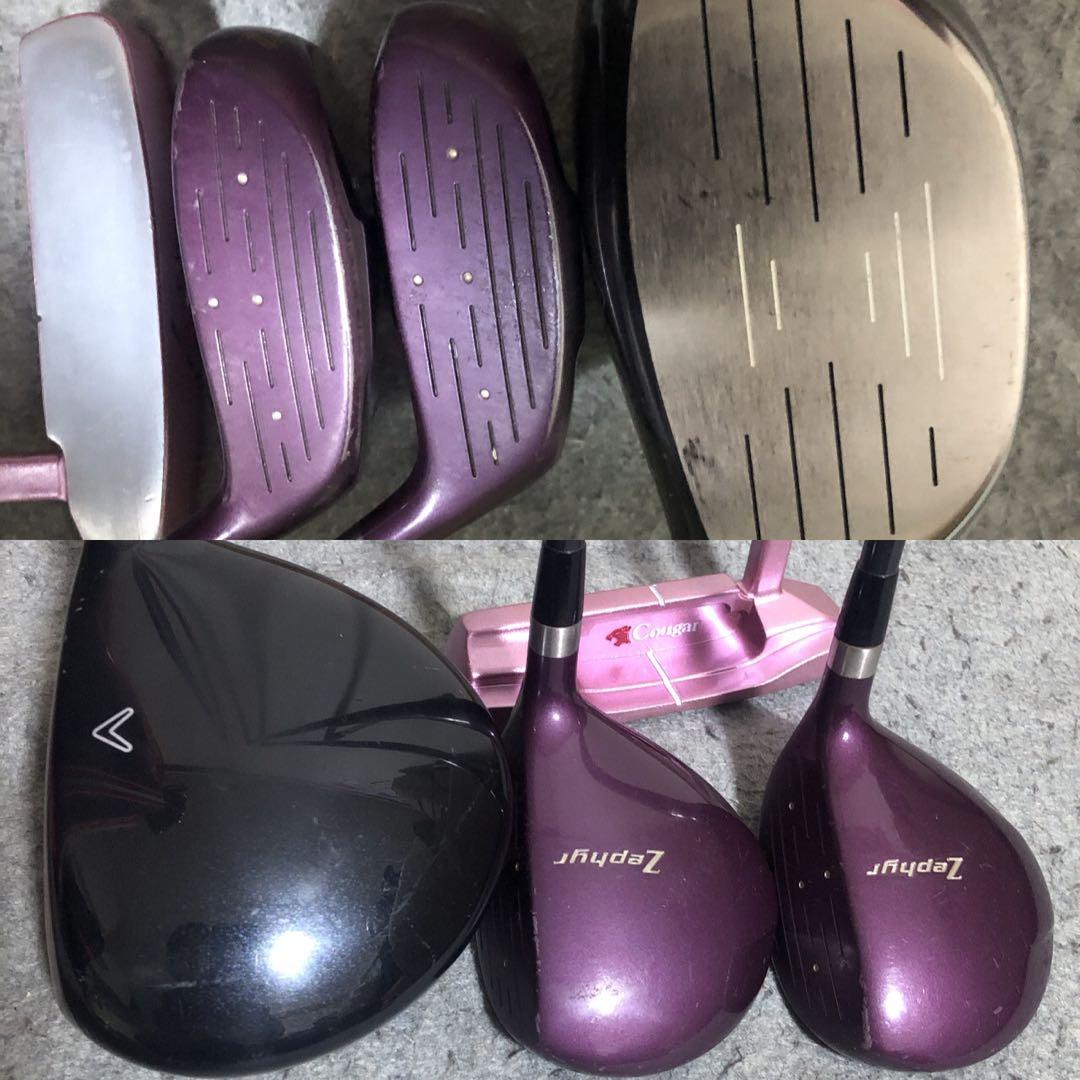 入手困難 レフティ レディース 完璧なゴルフセット キャロウェイ ミズノ クーガ