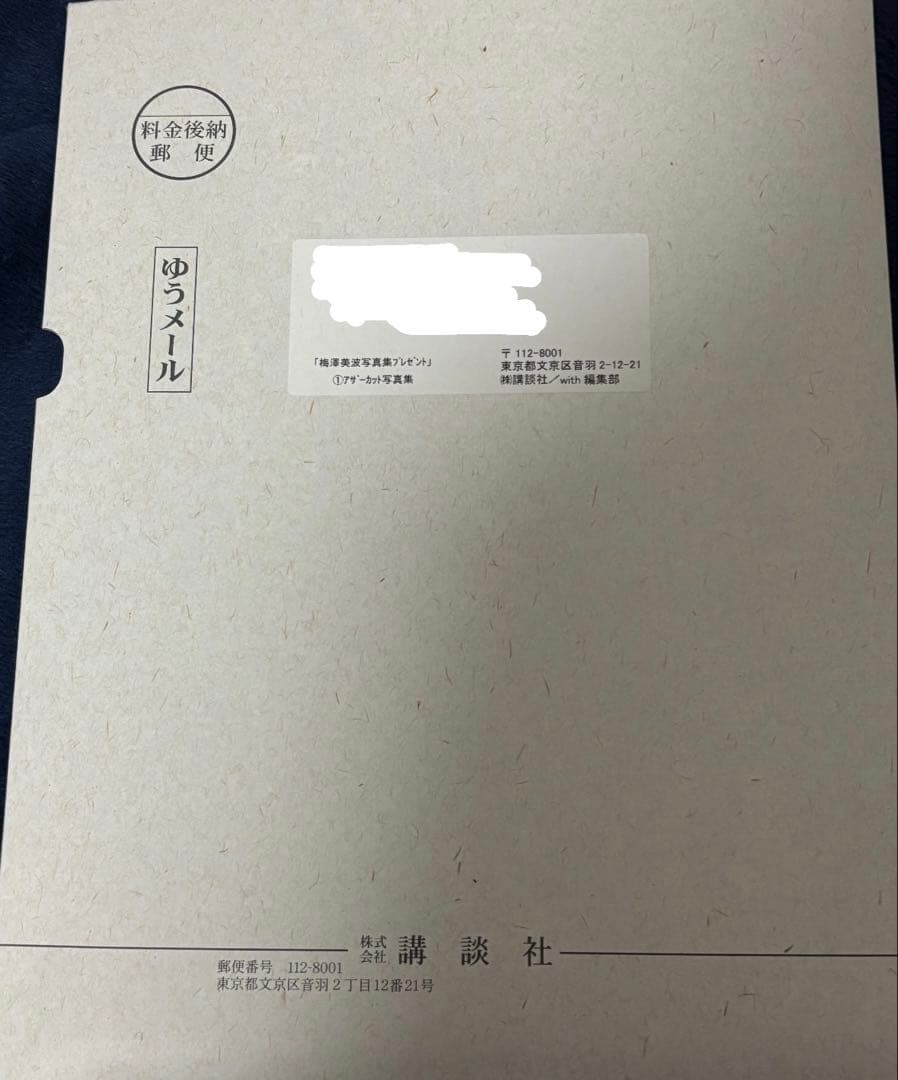 乃木坂46 梅澤美波 アザーカット写真集 梅の近く 1000冊限定 当選品