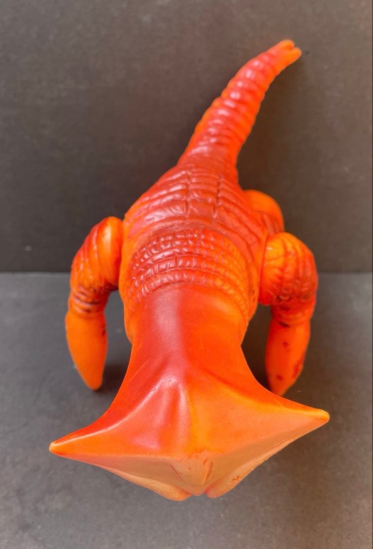 ブルマァク　帰マン　サドラー　 オレンジ成型　ソフビ　公開当時　工場流出品