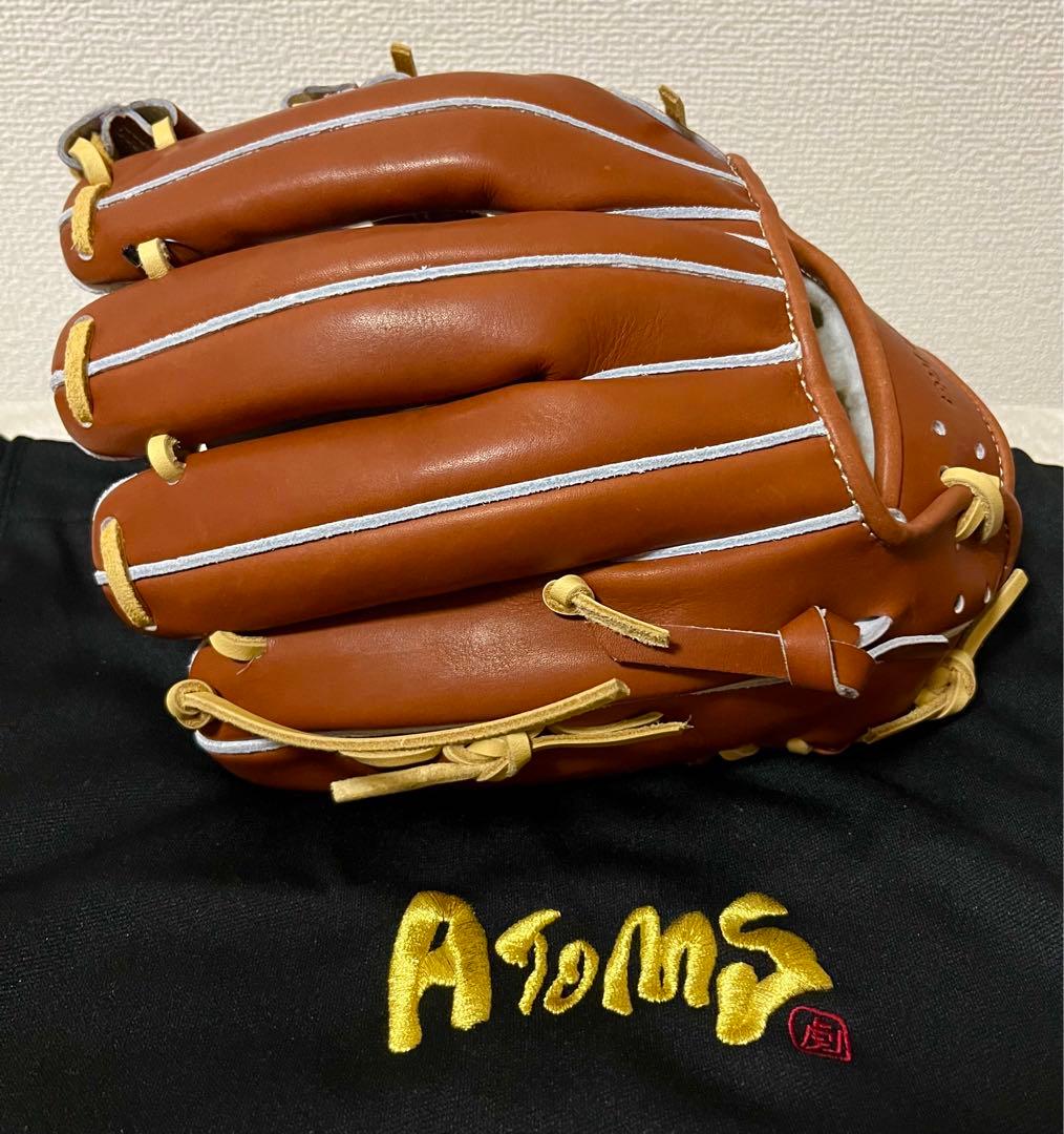 【人気メーカー:良型】　ATOMS　硬式　内野手用　EMR-Wrist