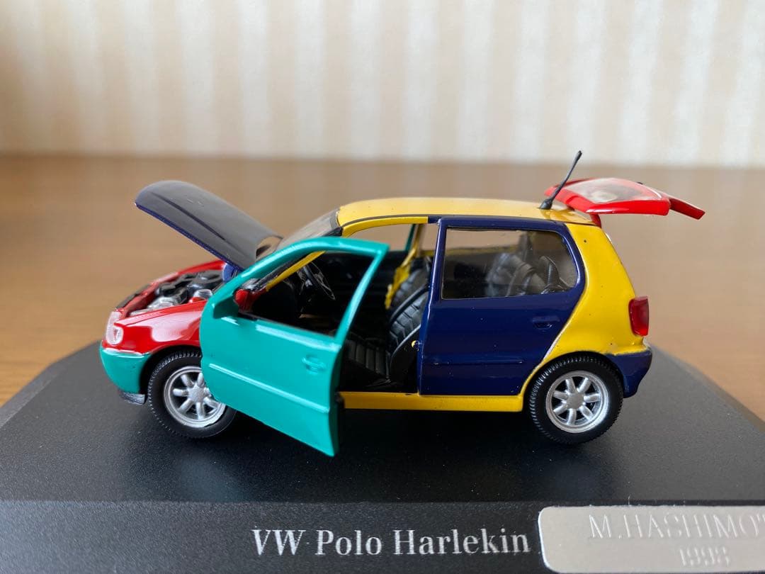 VW Polo Harlekin ミニカー ケース&箱付き