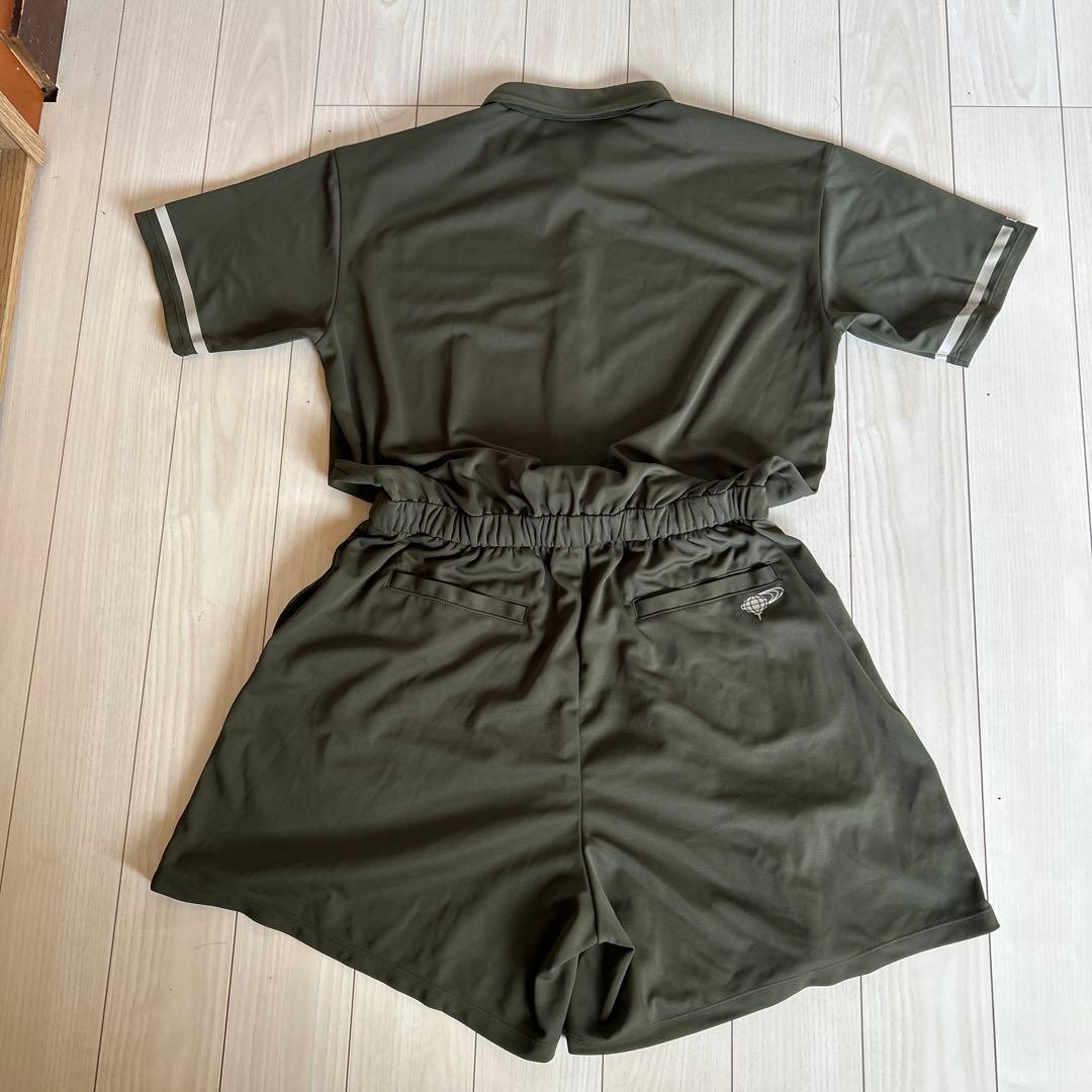 BEAMSGOLF ダークグリーン ショートオール