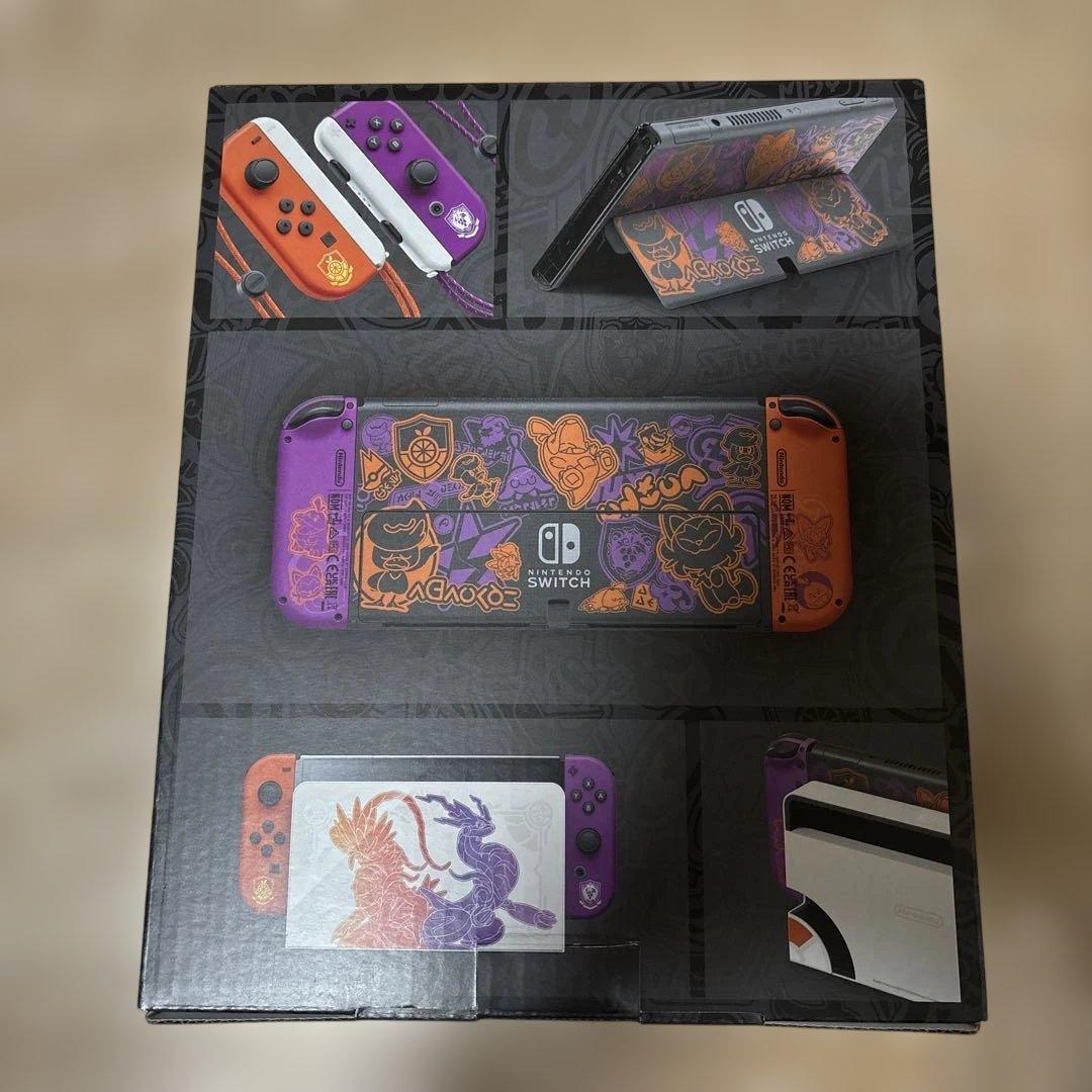 任天堂 Switch 本体 スカーレット・バイオレットエディション 有機EL