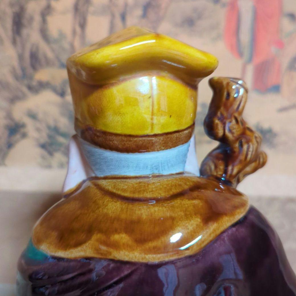 骨董品　古道具　古美術　陶器置物　九谷焼　糠川清章　寿老人　仙人